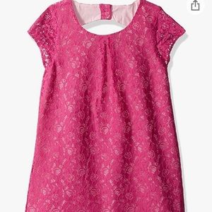 Gymboree Pink Magenta Lace Shift Dress